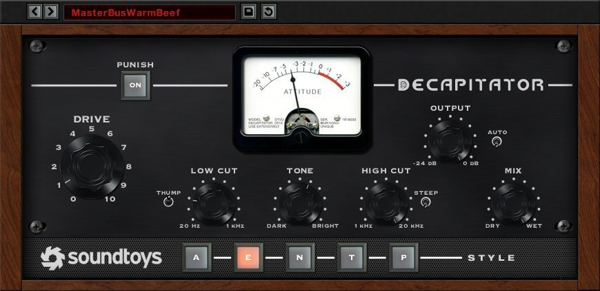 Soundtoys Decapitator Analog Saturation