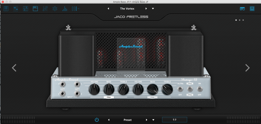 Amp simulator Ample Bass