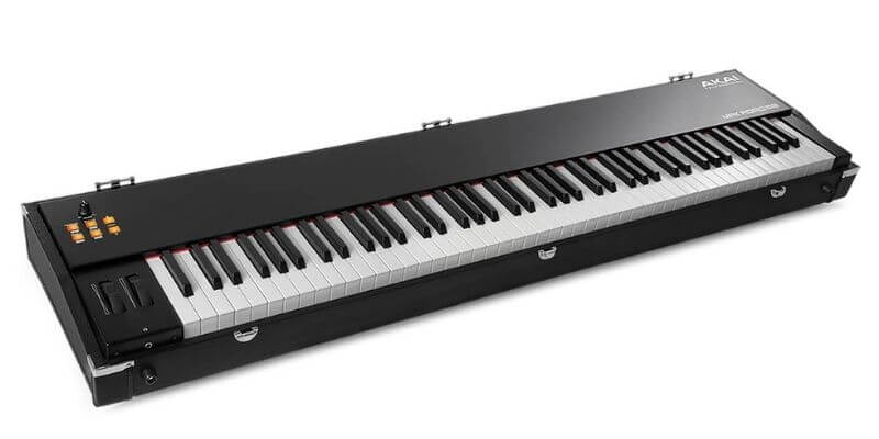 top view of akai mpk road 88