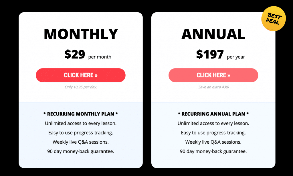 Pianote Pricing