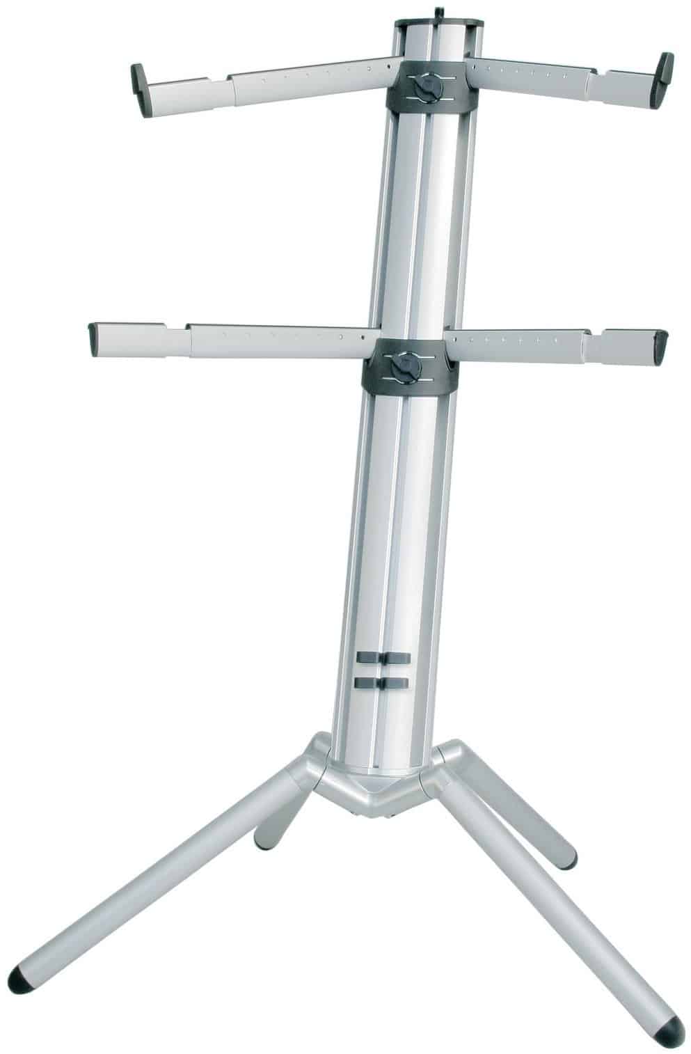 spider keyboard stand silver