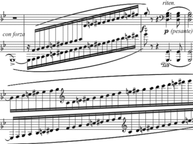 g minor music notes