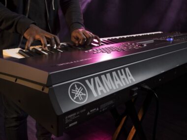 musician playing piano