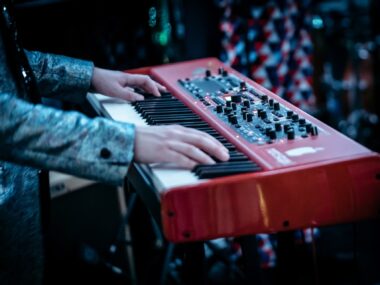 me playing nord keyboard