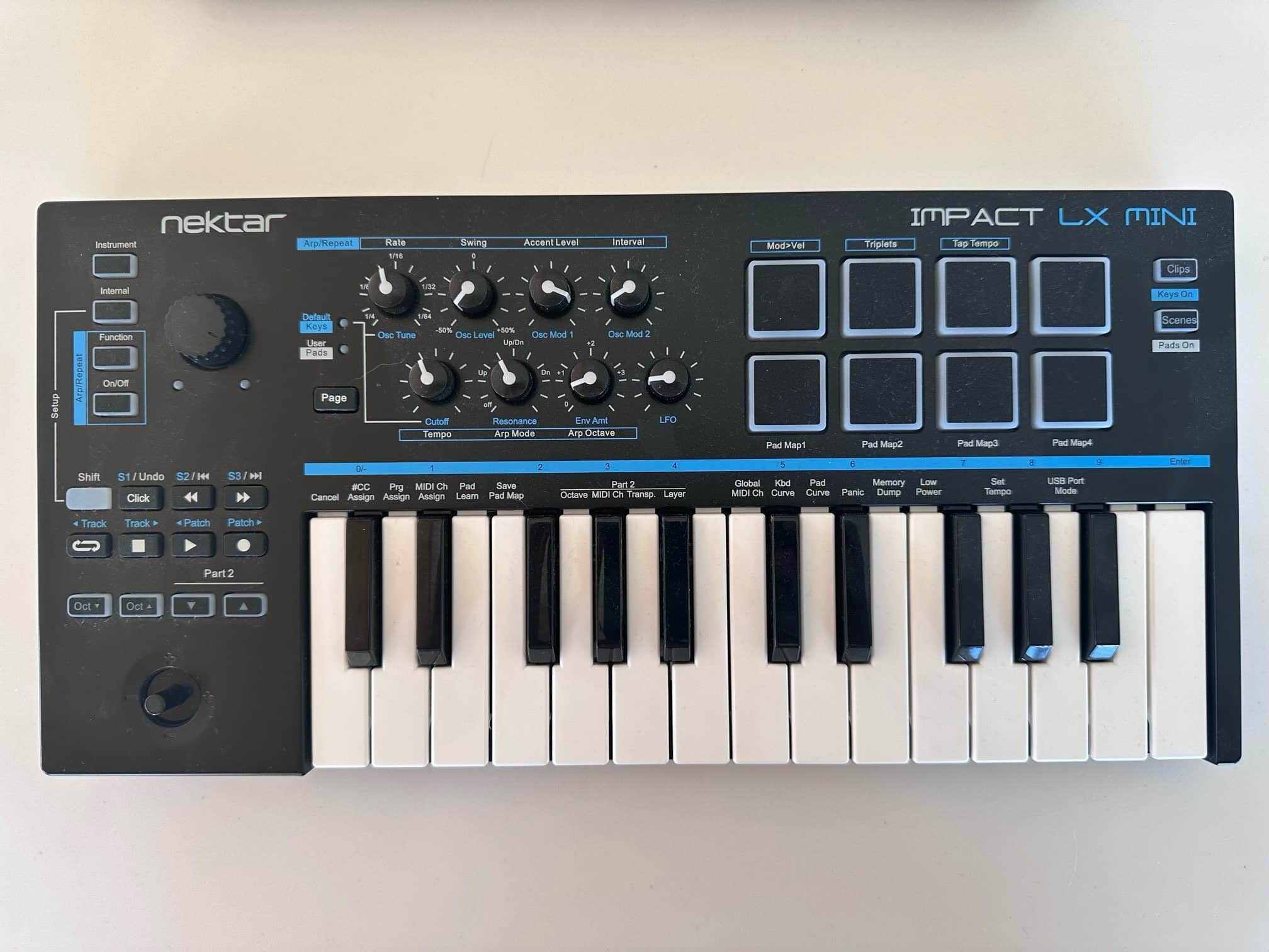 nektar mini lx 25