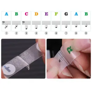 Piano Note Stickers