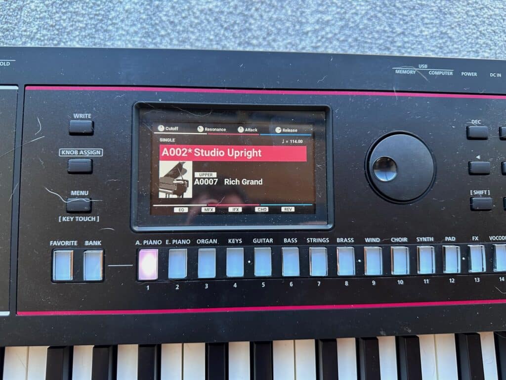 interface of Juno d88